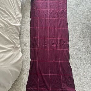 a new day Maroon and Pink Scarf